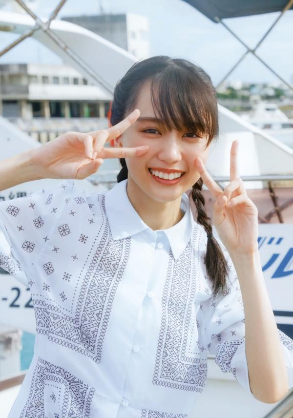    賀喜遥香 - まっさら [117P] 纯白比基尼海滩度假与都市清新街拍写真第96张图片