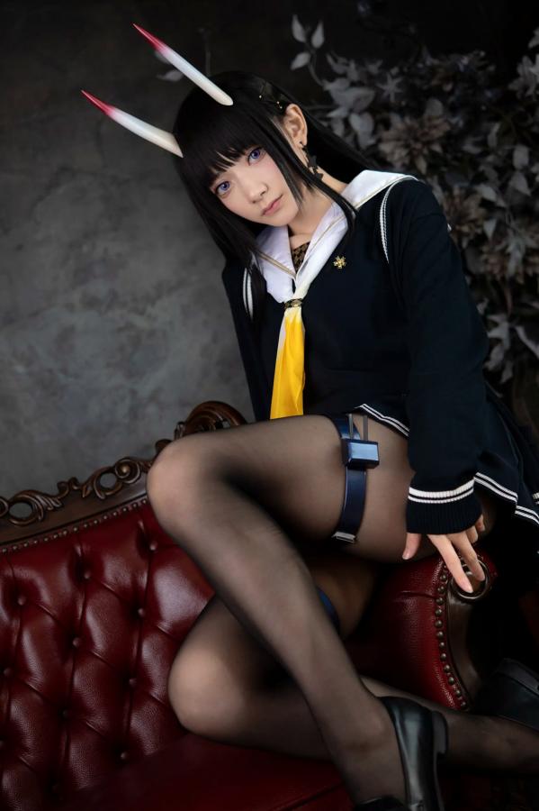   (Cosplay) Sakurai 尊みを感じて桜井 - 本日着任、能代战力强化请求 碧蓝航线能代黑丝制服COS [186P]第2张图片