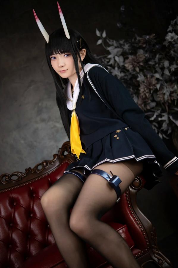   (Cosplay) Sakurai 尊みを感じて桜井 - 本日着任、能代战力强化请求 碧蓝航线能代黑丝制服COS [186P]第5张图片