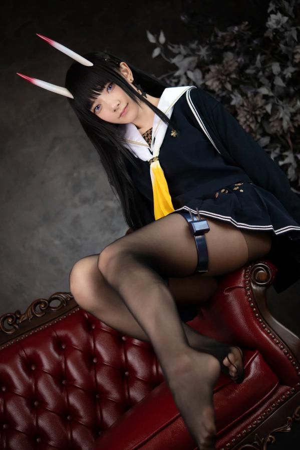   (Cosplay) Sakurai 尊みを感じて桜井 - 本日着任、能代战力强化请求 碧蓝航线能代黑丝制服COS [186P]第6张图片