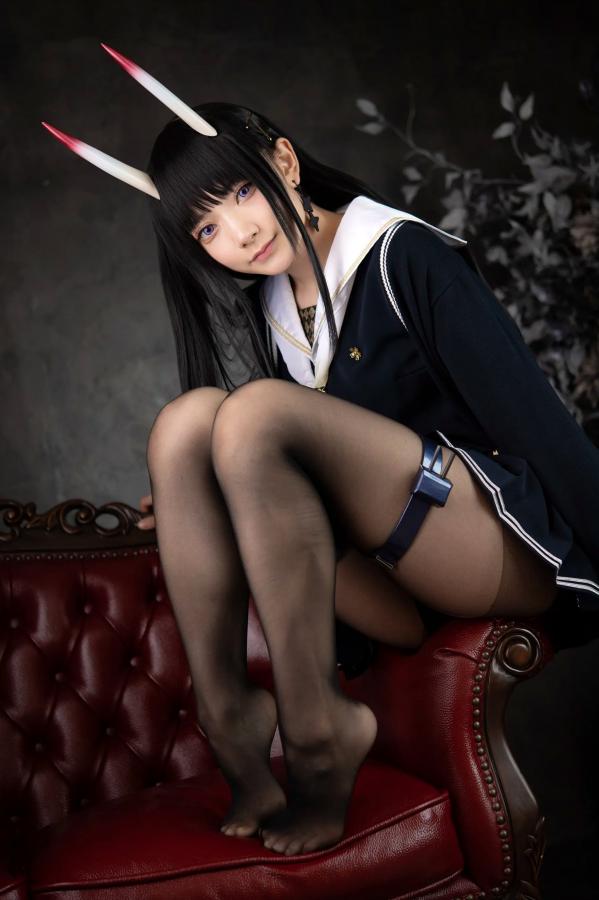   (Cosplay) Sakurai 尊みを感じて桜井 - 本日着任、能代战力强化请求 碧蓝航线能代黑丝制服COS [186P]第11张图片