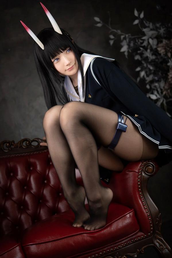   (Cosplay) Sakurai 尊みを感じて桜井 - 本日着任、能代战力强化请求 碧蓝航线能代黑丝制服COS [186P]第12张图片