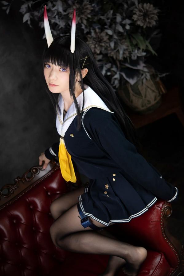   (Cosplay) Sakurai 尊みを感じて桜井 - 本日着任、能代战力强化请求 碧蓝航线能代黑丝制服COS [186P]第14张图片