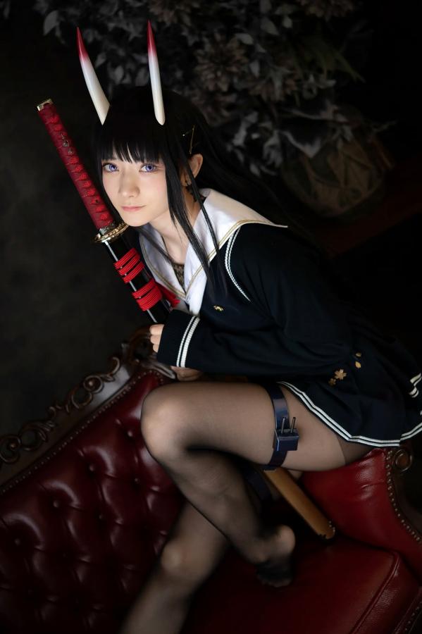   (Cosplay) Sakurai 尊みを感じて桜井 - 本日着任、能代战力强化请求 碧蓝航线能代黑丝制服COS [186P]第16张图片