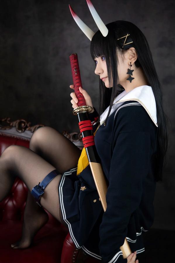   (Cosplay) Sakurai 尊みを感じて桜井 - 本日着任、能代战力强化请求 碧蓝航线能代黑丝制服COS [186P]第32张图片