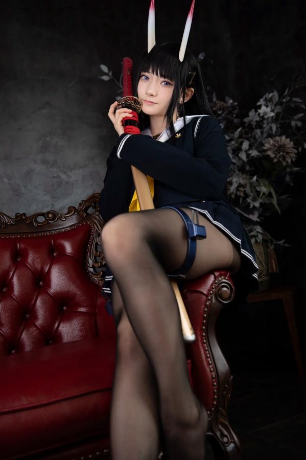   (Cosplay) Sakurai 尊みを感じて桜井 - 本日着任、能代战力强化请求 碧蓝航线能代黑丝制服COS [186P]第43张图片