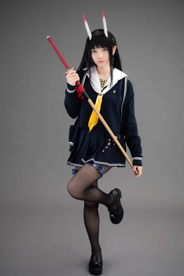   (Cosplay) Sakurai 尊みを感じて桜井 - 本日着任、能代战力强化请求 碧蓝航线能代黑丝制服COS [186P]第87张图片