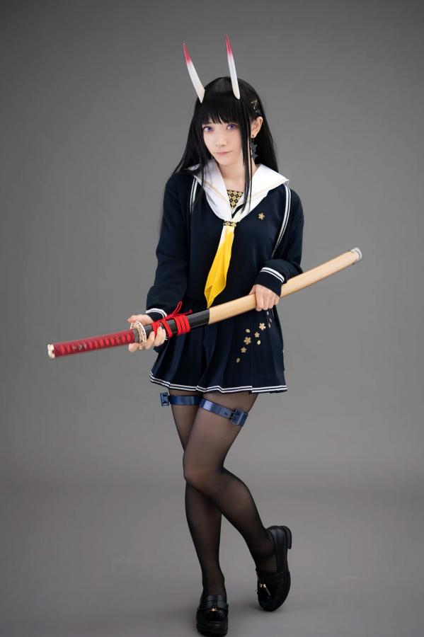   (Cosplay) Sakurai 尊みを感じて桜井 - 本日着任、能代战力强化请求 碧蓝航线能代黑丝制服COS [186P]第88张图片