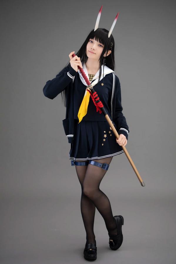   (Cosplay) Sakurai 尊みを感じて桜井 - 本日着任、能代战力强化请求 碧蓝航线能代黑丝制服COS [186P]第90张图片