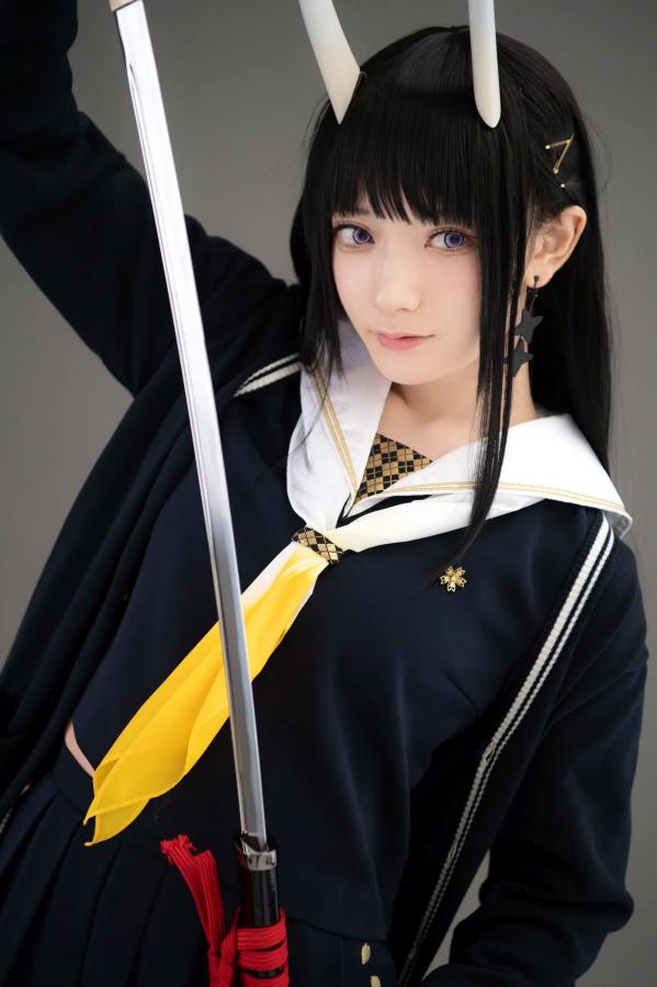   (Cosplay) Sakurai 尊みを感じて桜井 - 本日着任、能代战力强化请求 碧蓝航线能代黑丝制服COS [186P]第94张图片