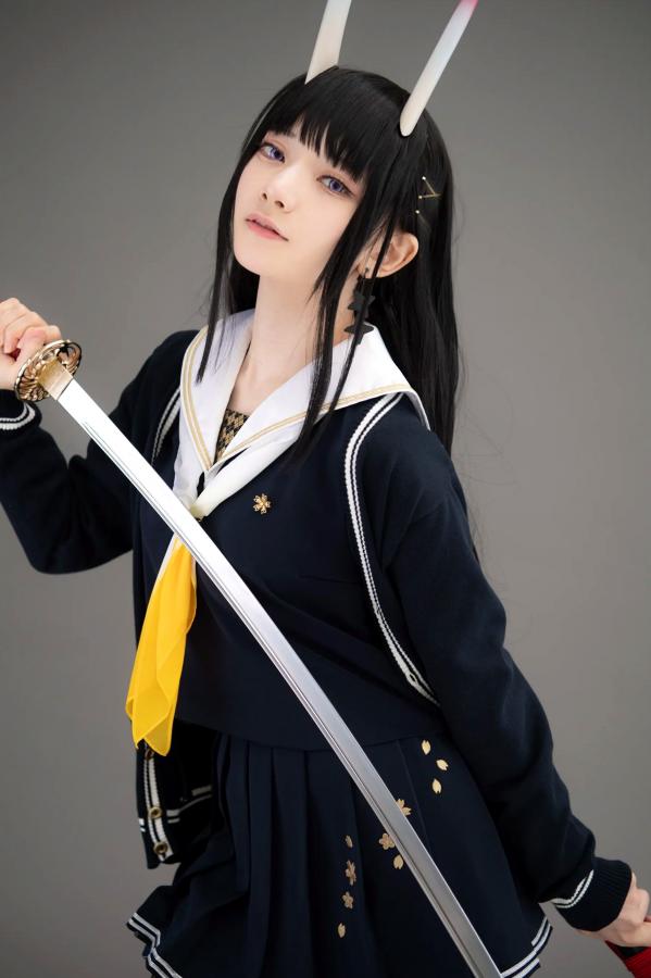   (Cosplay) Sakurai 尊みを感じて桜井 - 本日着任、能代战力强化请求 碧蓝航线能代黑丝制服COS [186P]第95张图片