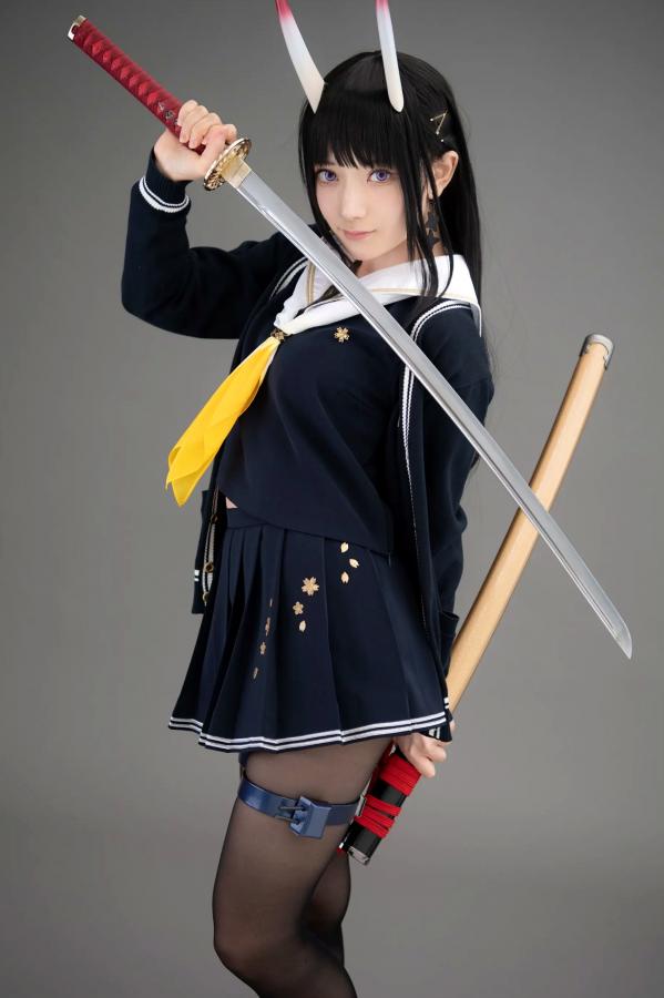   (Cosplay) Sakurai 尊みを感じて桜井 - 本日着任、能代战力强化请求 碧蓝航线能代黑丝制服COS [186P]第97张图片