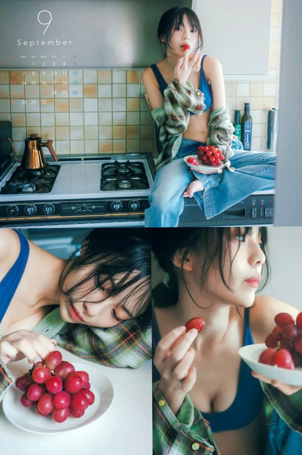   菊地姫奈 - カレンダーブック2026 [29P] 泳池比基尼与和服清新性感写真第9张图片
