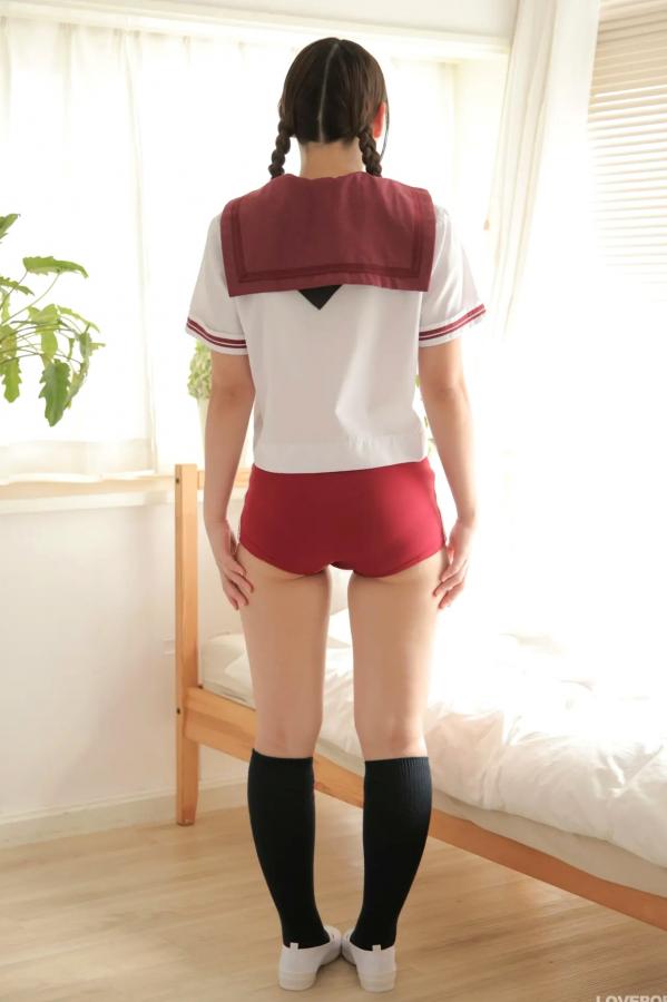  [LOVEPOP] Ume Hyakka 百花梅 Photoset 04 [88P] 日本少女红色体操服性感美臀私房写真第24张图片