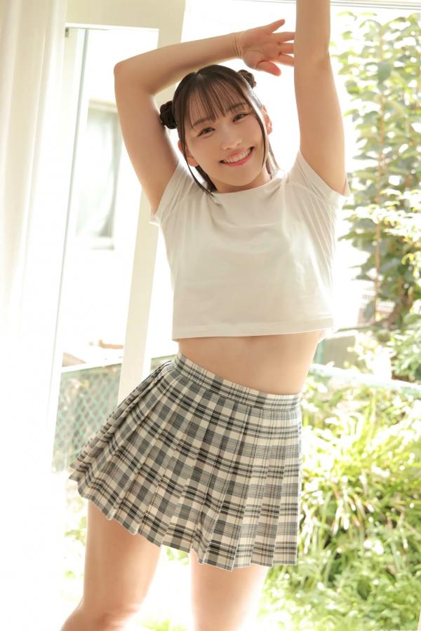  [LOVEPOP] Ume Hyakka 百花梅 Photoset 03 [82P] 清纯校服湿身戏水 蓝白条纹泳衣性感美腿写真第4张图片