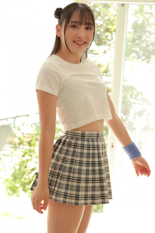   [LOVEPOP] Ume Hyakka 百花梅 Photoset 03 [82P] 清纯校服湿身戏水 蓝白条纹泳衣性感美腿写真第7张图片