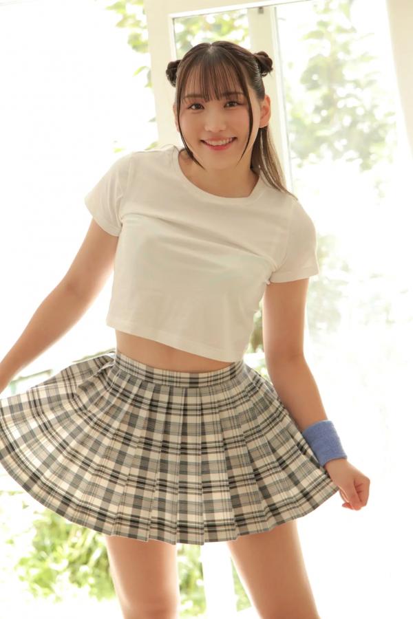   [LOVEPOP] Ume Hyakka 百花梅 Photoset 03 [82P] 清纯校服湿身戏水 蓝白条纹泳衣性感美腿写真第16张图片
