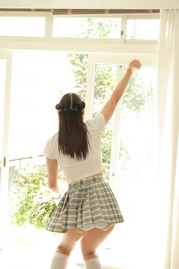   [LOVEPOP] Ume Hyakka 百花梅 Photoset 03 [82P] 清纯校服湿身戏水 蓝白条纹泳衣性感美腿写真第32张图片