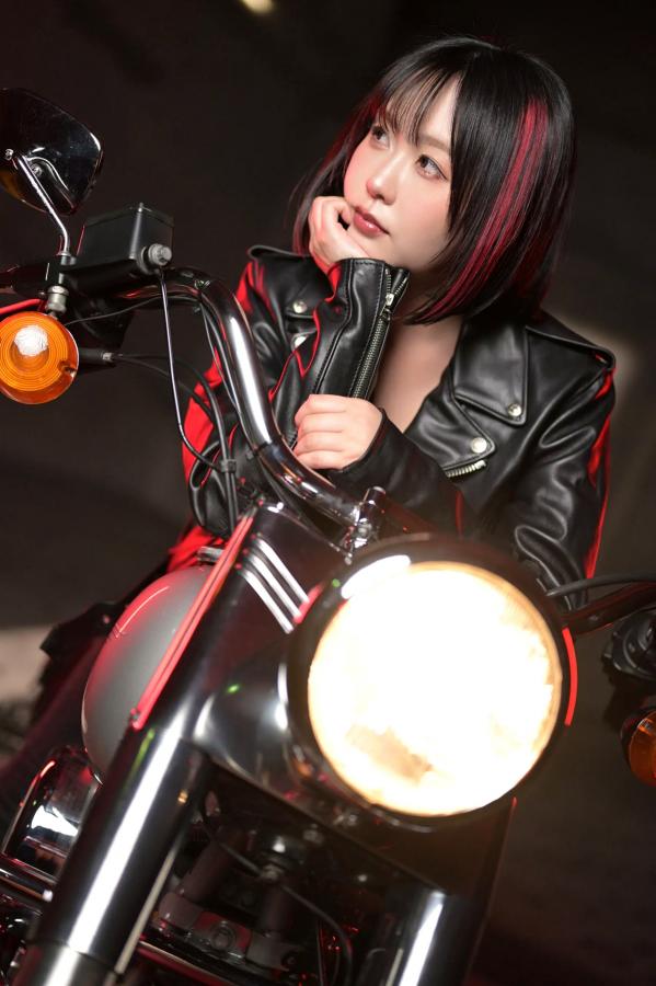   夜道雪 - 酷飒皮衣枪械写真 帅气机车女郎GUN ACTION[45P]第10张图片