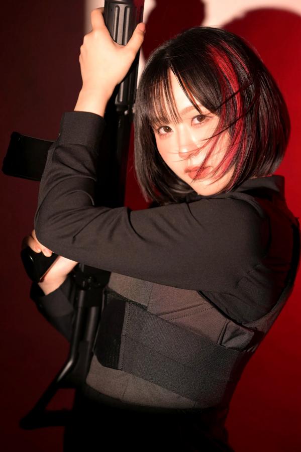   夜道雪 - 酷飒皮衣枪械写真 帅气机车女郎GUN ACTION[45P]第34张图片