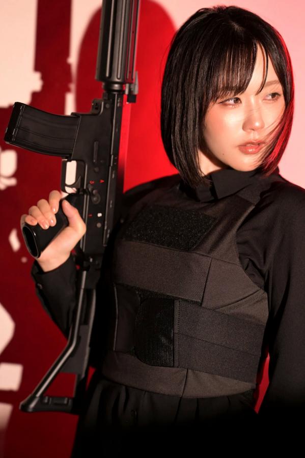   夜道雪 - 酷飒皮衣枪械写真 帅气机车女郎GUN ACTION[45P]第36张图片