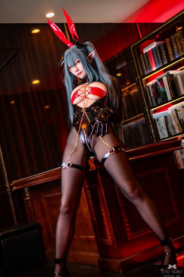   (Cosplay) [my suite] Atsuki あつき - Suite Lane 30 碧蓝航线皮衣黑丝角色扮演 [369P]第43张图片