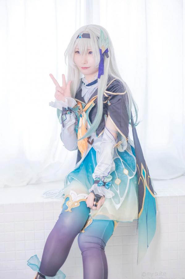   [Cosplay] Atsuki あつき 崩坏星穹铁道银狼流萤兔女郎性感角色扮演写真第14张图片
