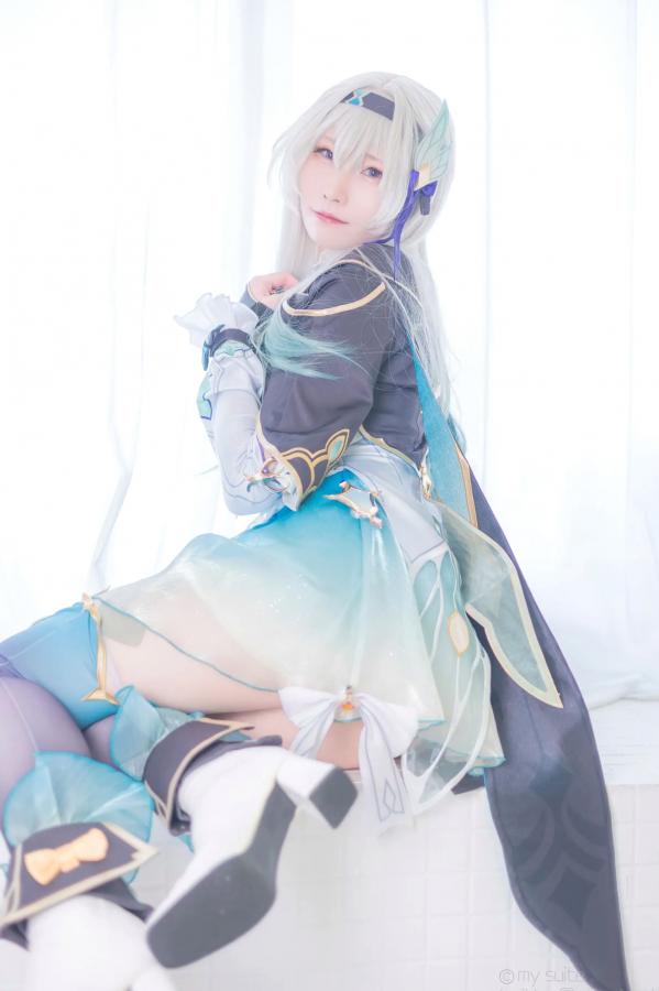   [Cosplay] Atsuki あつき 崩坏星穹铁道银狼流萤兔女郎性感角色扮演写真第27张图片