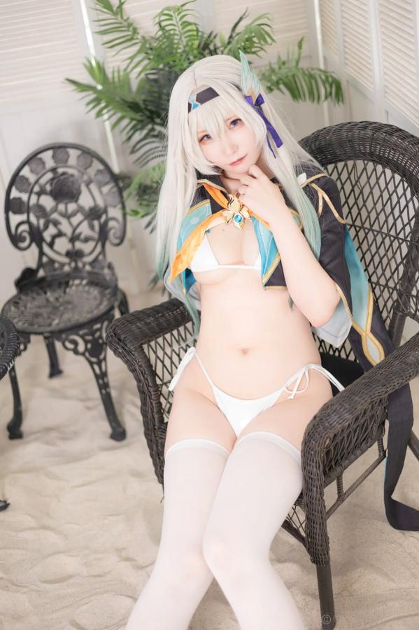   [Cosplay] Atsuki あつき 崩坏星穹铁道银狼流萤兔女郎性感角色扮演写真第316张图片