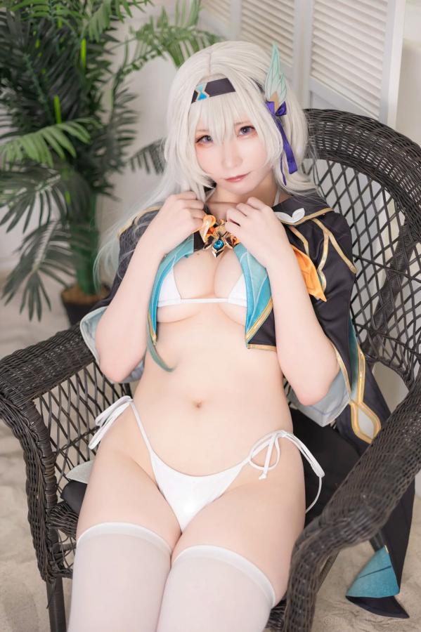   [Cosplay] Atsuki あつき 崩坏星穹铁道银狼流萤兔女郎性感角色扮演写真第325张图片