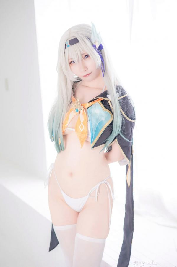   [Cosplay] Atsuki あつき 崩坏星穹铁道银狼流萤兔女郎性感角色扮演写真第330张图片