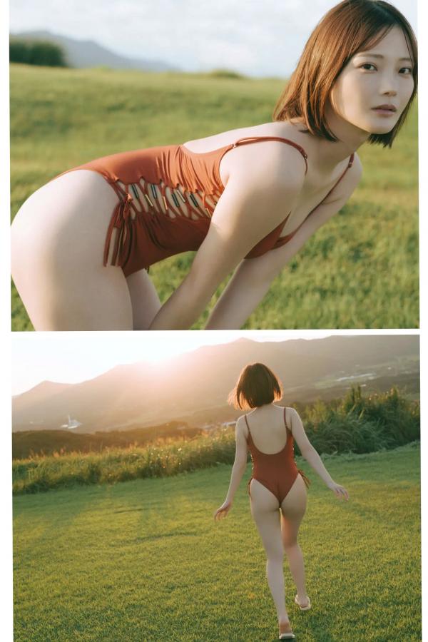   新谷姬加 - 福江岛序章 日系清新沙滩比基尼与性感内衣写真 [42P]第32张图片