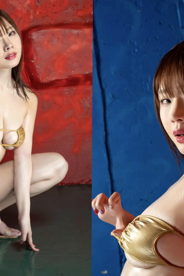   白川のぞみ - 白金色的K罩杯湿身油彩性感比基尼私房写真 [39P]第31张图片