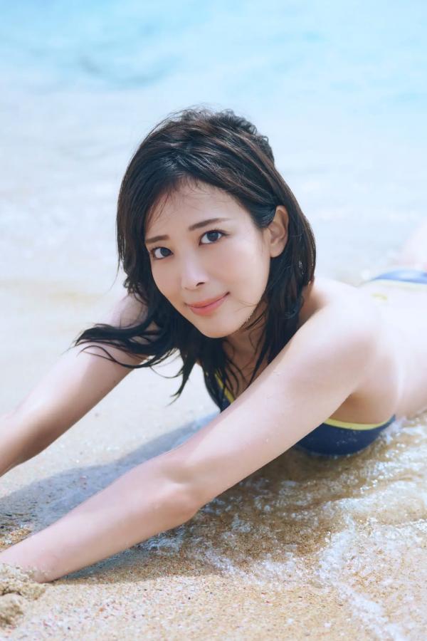   北原沙弥香《常夏の余韻》和服清新与海滨湿身写真第18张图片