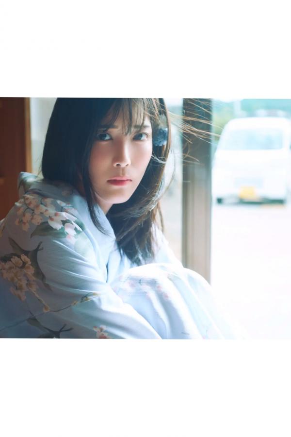   北原沙弥香《常夏の余韻》和服清新与海滨湿身写真第40张图片