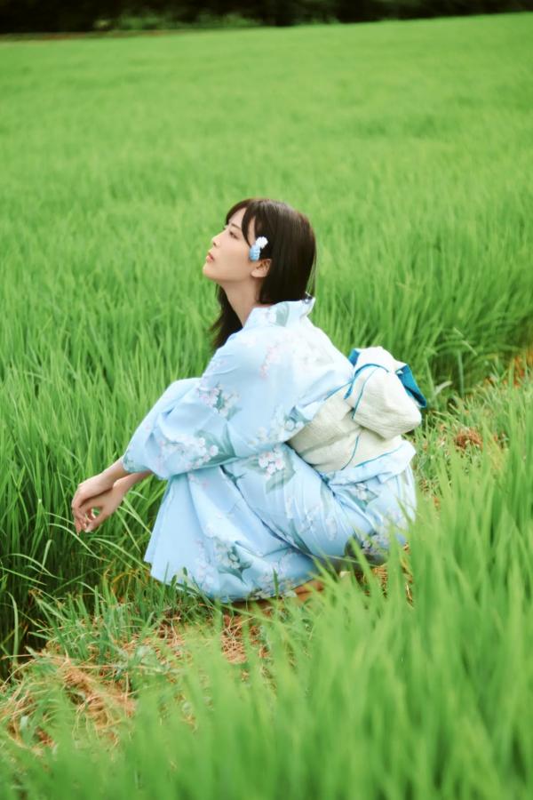   北原沙弥香《常夏の余韻》和服清新与海滨湿身写真第42张图片