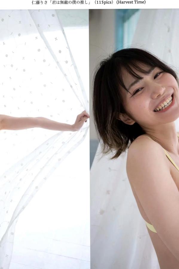   仁藤りさ - 君は無敵の僕の推し：户外湿身比基尼性感写真第65张图片
