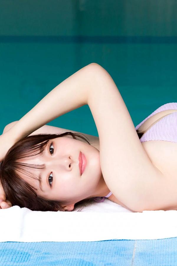   葉月くれあ - ミスマガのアソビバ！游乐园粉色比基尼户外清新写真第33张图片