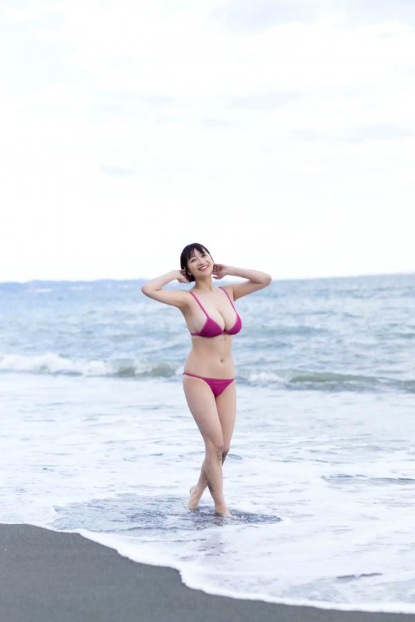    榎原依那《満を持して》性感海边比基尼与私房内衣写真第46张图片