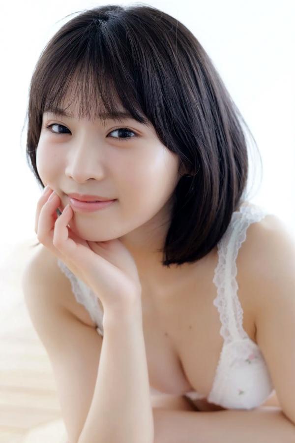   芳賀礼 - 难波第一可爱美少女 居家白色内衣清纯写真第18张图片