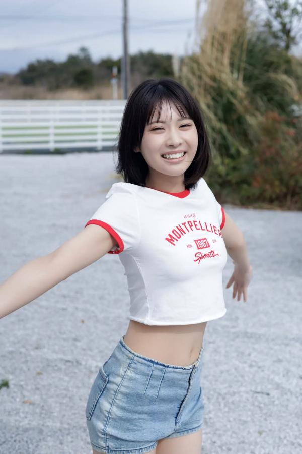   芳賀礼 - 难波第一可爱美少女 居家白色内衣清纯写真第23张图片