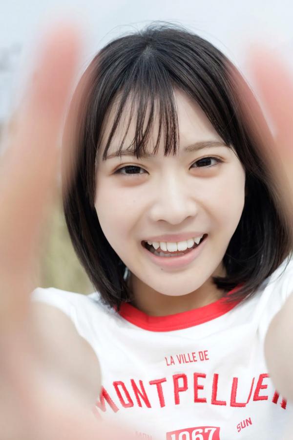   芳賀礼 - 难波第一可爱美少女 居家白色内衣清纯写真第26张图片