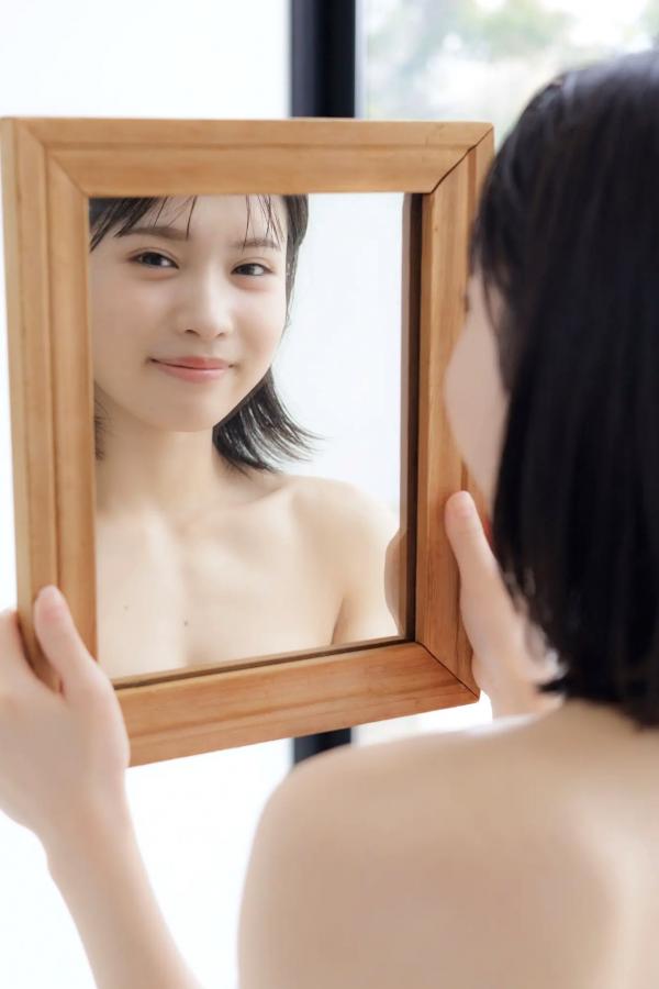   芳賀礼 - 难波第一可爱美少女 居家白色内衣清纯写真第40张图片