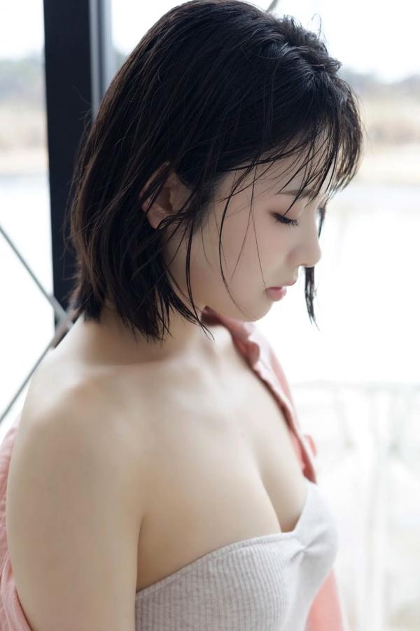   芳賀礼 - 难波第一可爱美少女 居家白色内衣清纯写真第41张图片