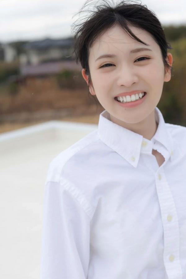   芳賀礼 - 难波第一可爱美少女 居家白色内衣清纯写真第42张图片