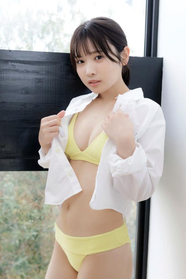   芳賀礼 - 难波第一可爱美少女 居家白色内衣清纯写真第49张图片