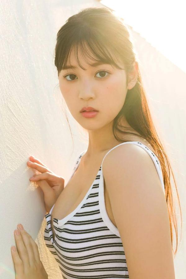   光野有菜 - まだまだまだ制コレ’２０青春しちゃっていいですか？ 清纯少女海边粉色比基尼写真第47张图片