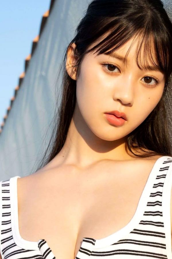   光野有菜 - まだまだまだ制コレ’２０青春しちゃっていいですか？ 清纯少女海边粉色比基尼写真第48张图片