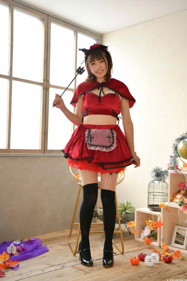    [LOVEPOP] Saki Sakurai 桜井紗稀 Photoset 01 红色小魔女角色扮演性感美胸写真第8张图片