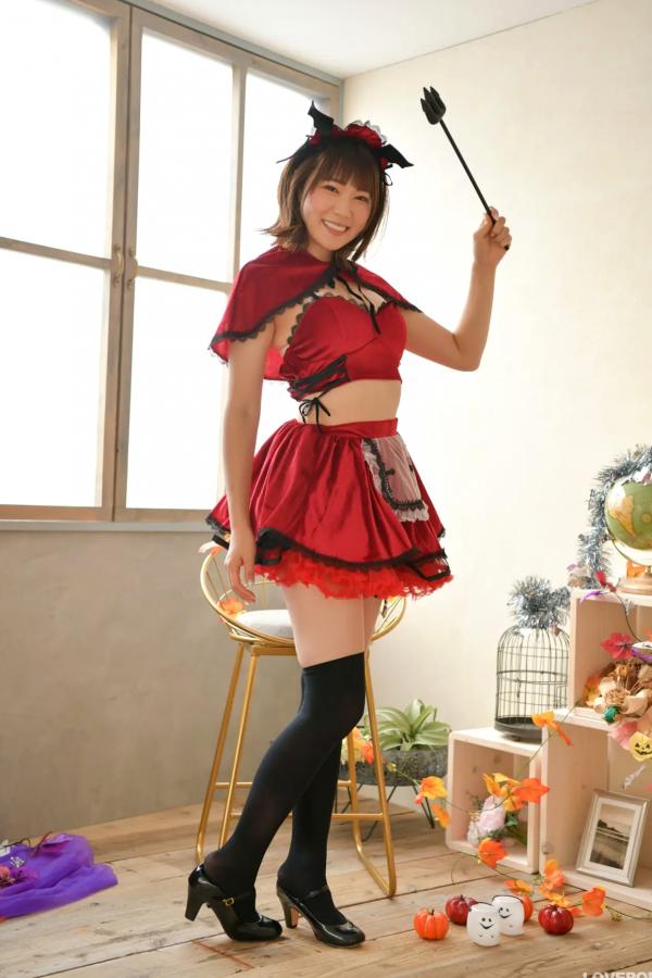    [LOVEPOP] Saki Sakurai 桜井紗稀 Photoset 01 红色小魔女角色扮演性感美胸写真第13张图片
